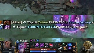 'ez game' TORONTOTOKYO ALL CHAT after teamwiping OG!