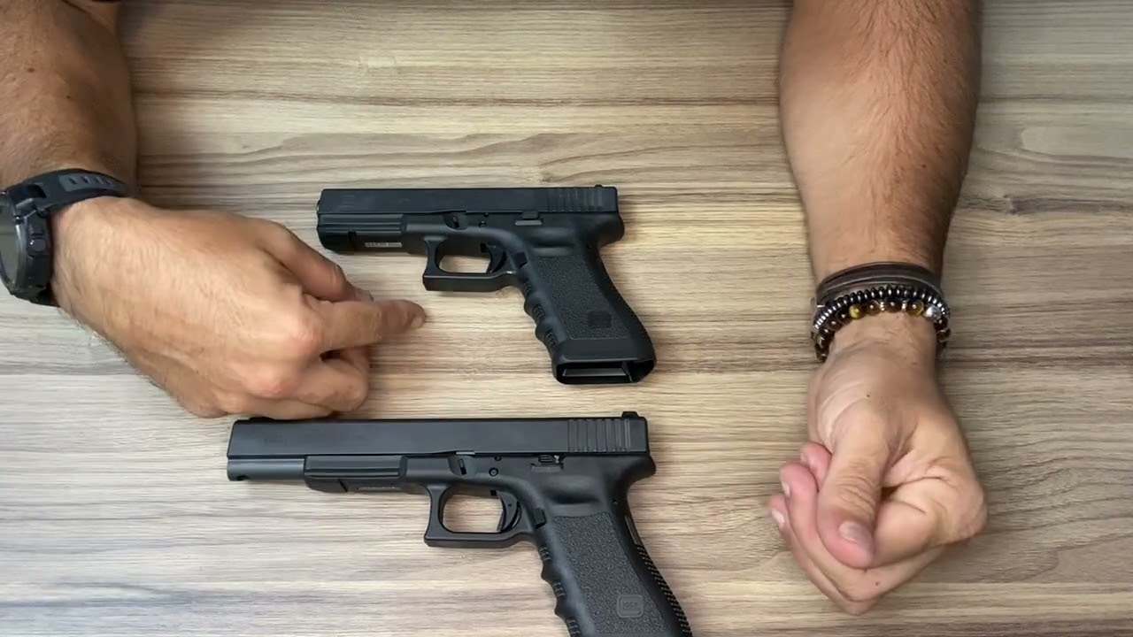 APRESENTAÇÃO GLOCK G17L - A MAIOR PISTOLA GLOCK FABRICADA - YouTube