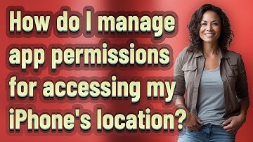 How do I manage app permissions for accessing my iPhone