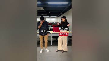 Only BCom vs BCom with ACCA Course 2024, 2025 Full Details