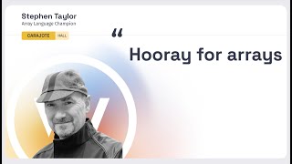 Celebrity Lambda World 2024 - Hooray for arrays - Stephen Taylor Wealth
