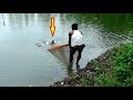 Unbelievable cast net fishing।Big fish hunting by cast net।Net fishing in the Village