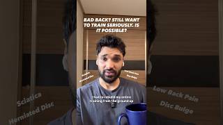 Bad Back. Still Want to Train Seriously. Here's Exactly How. (Free Guide)