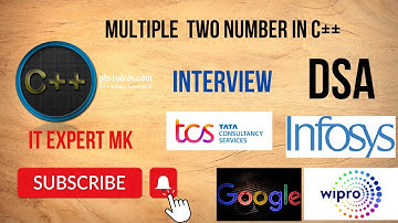 multiple two numbers || how to write program multiple two number in c++ @itexpertmk7273