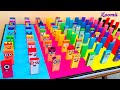 Looking for Mini domino Numberblocks 1 to 100! NEW ASMR - Numberblocks Satisfying Video #11
