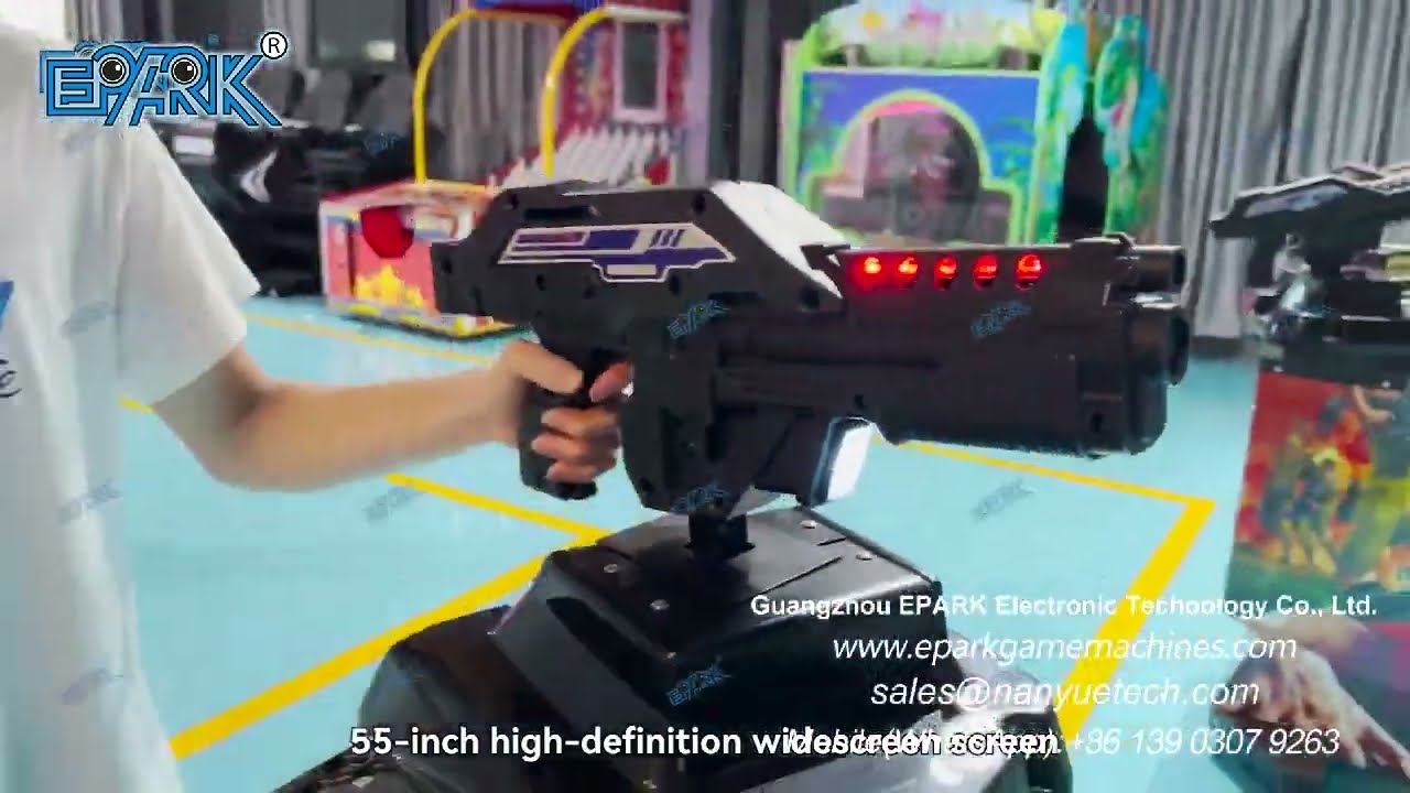 EPARK 55" Aliens Extermination Shooting Gun Game Machine Coin-Operated  Entertainment Game