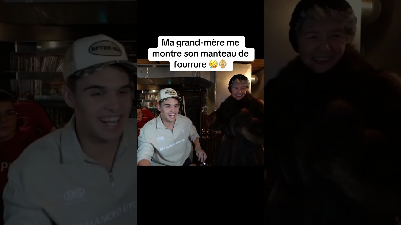 MA GRAND-MÈRE ME MONTRE SON MANTEAU DE FOURRURE #lewislefou
