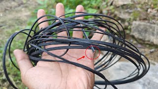 RUSH TO PICK UP DISCARDED WI-FI CABLES ON THE STREET ❗TURN THEM INTO LIGHTERS & E-CIGARETTES ❗