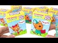 ТРИ КОТА Сюрпризы Happy Box БОЛЬШИЕ ИГРУШКИ по Мультику. THE THREE CATS movie SURPRISE TOYS Unboxing