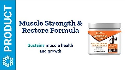 Wellness Code® Muscle Strength & Restore | Life Extension