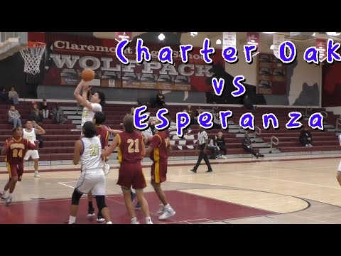 Charter Oak Boys Jr. Varsity Basketball vs Esperanza 12/15/22