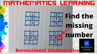 Number Puzzle 31| Find the missing number