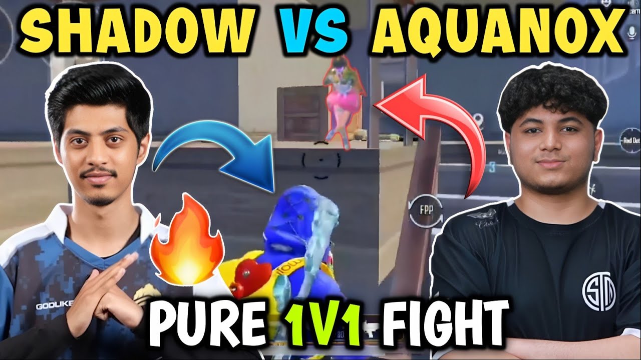 Shadow vs Aquanox Pure 1v1🔥|| Tsm vs Godlike End Zone Fight 😱