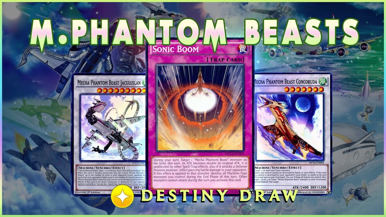 New Mecha Phantom Beasts SONIC BOOM !! [ Yu-Gi-Oh! Duel Links ]