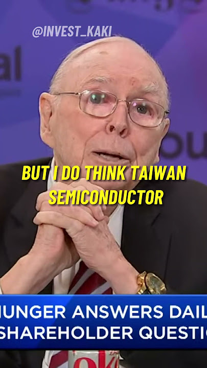 Charlie Munger's take on Intel vs TSMC #stockstobuy #investing #stocks #shorts