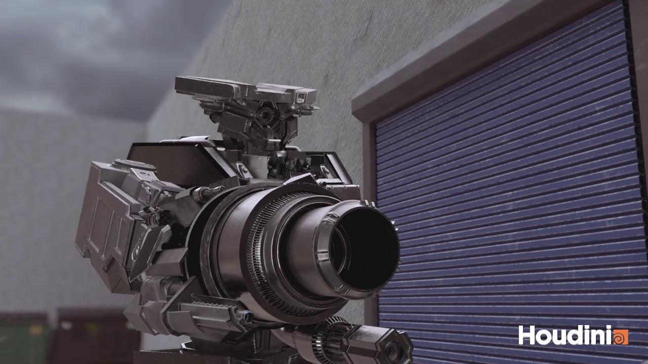 Robot VFX Shot with Arm Cannon Transformation and Pyro YouTube