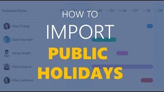 How to Import Public Holiday in Leave Dates screenshot 1