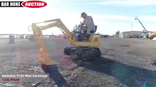 Komatsu PC03-1 Mini Excavator - YouTube