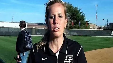 Purdue Softball: Schuette, Burkhardt on April 19 W...