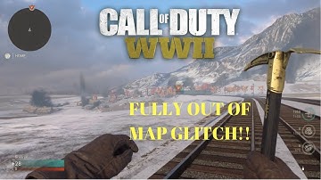 (*INSANE* FULLY OUT OF MAP GLITCH) ON GUSTAV CANNON: WW2 GLITCHES/ PS4 and XBOX 1