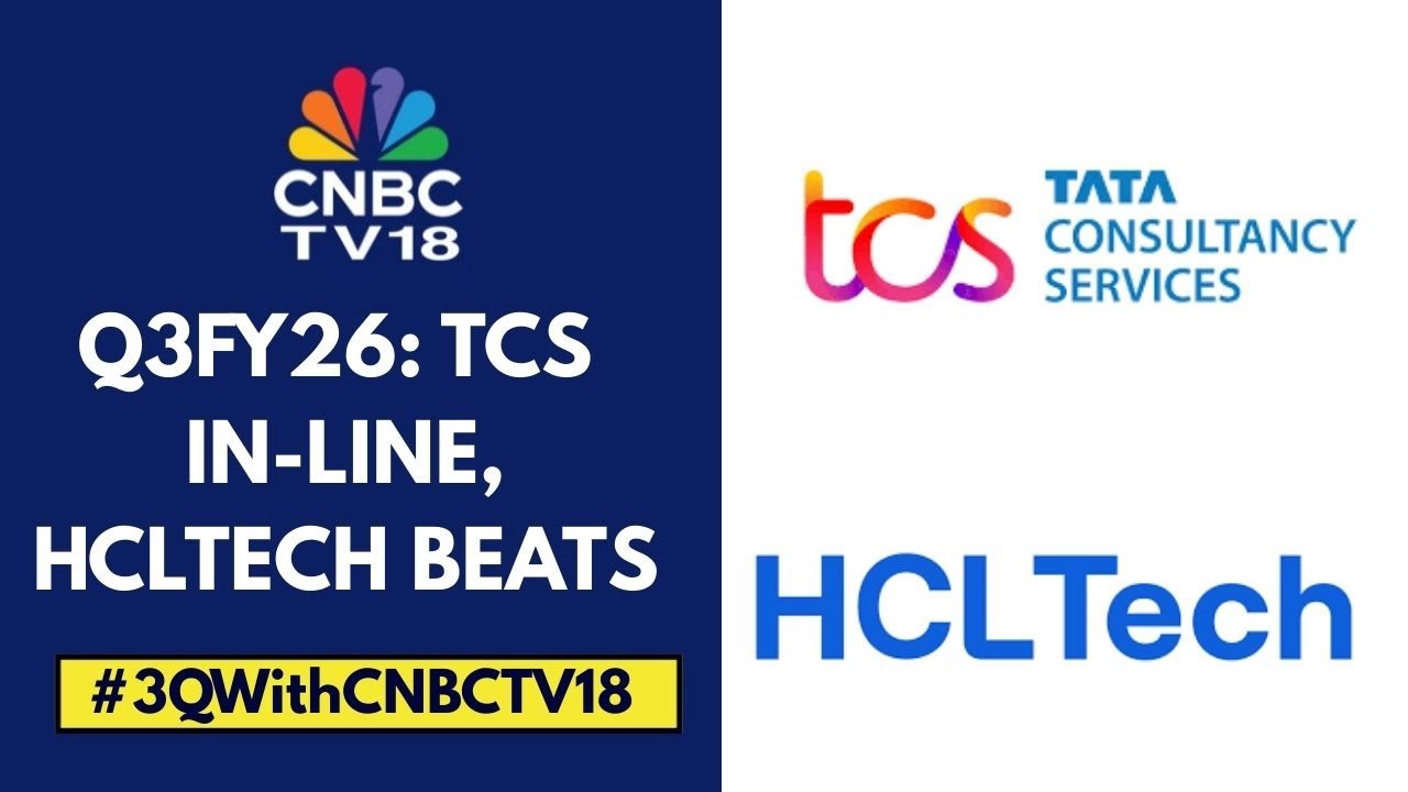 TCS Reports An In-Line Q3FY26, EBIT Margin In-Line; HCLTech's Q3 Results Beat Estimates | CNBC TV18