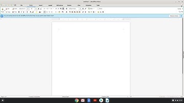 How to install LibreOffice 6.4.2 on a Chromebook