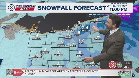 Rain changing to snow today: Cleveland weather forecast for Dec. 10, 2025