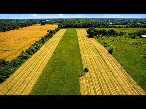 Cutting-Raking-Baling in EXTREME HEAT
