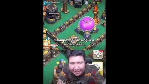 Momen windah comeback main coc #shorts