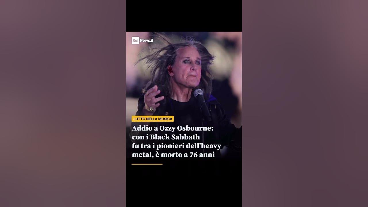 ozzy osbourne morto