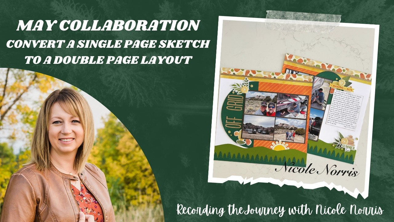 Convert a Single Page Sketch to a Double Page Layout - May ...