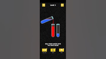 Color Water Sort 3D Level # 1