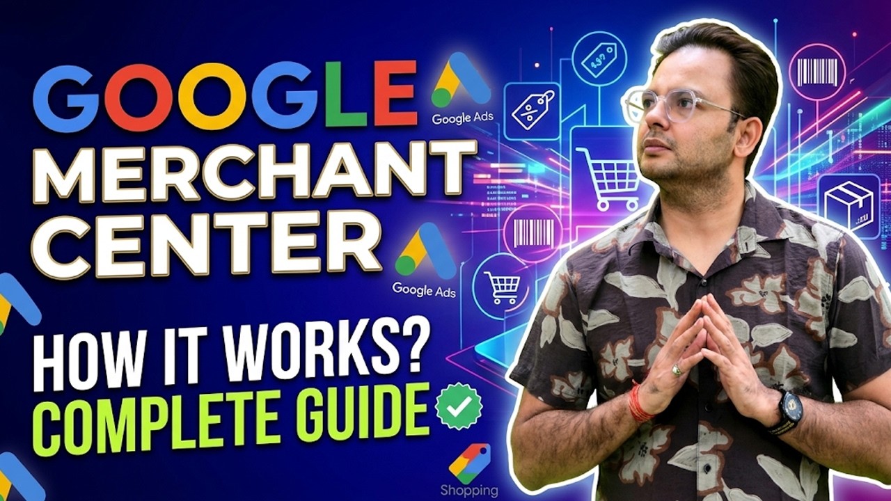 Google Merchant Center Overview | Complete Guide to Google Shopping Ads & Product Feed (video lesson)