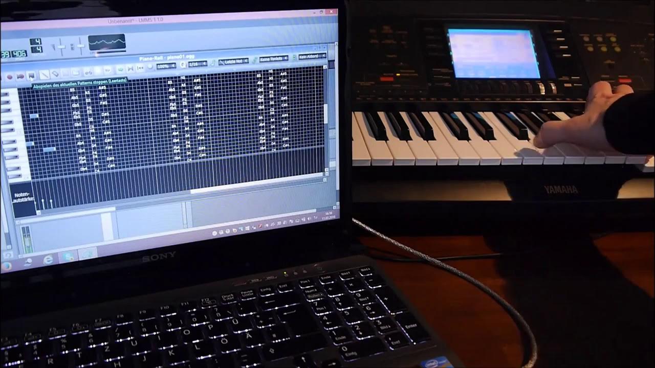How to connect MIDI keyboard to LMMS on Windows 8 YouTube
