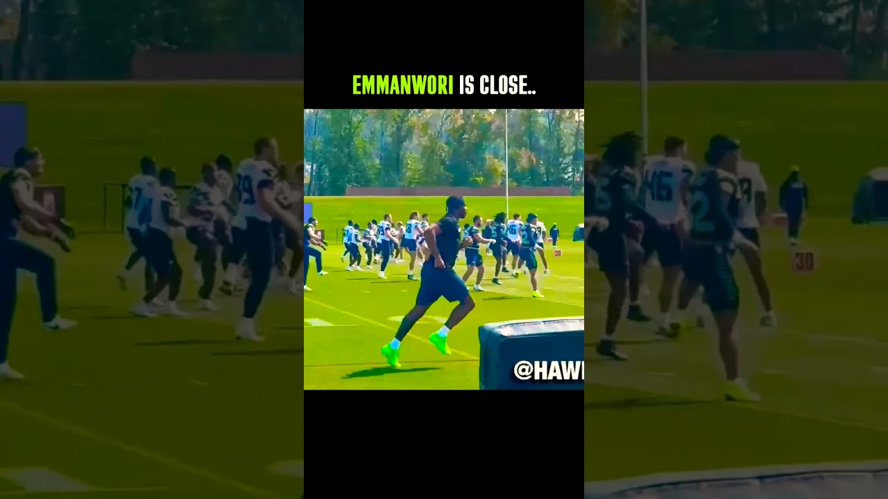His ankle looks to be healing nicely😈 #nfl #seahawks #trainingcamp