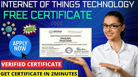 UPSC FEVER Certificate | Internet Ofhings Technology |Free Quiz Certificate | Technology Certificate