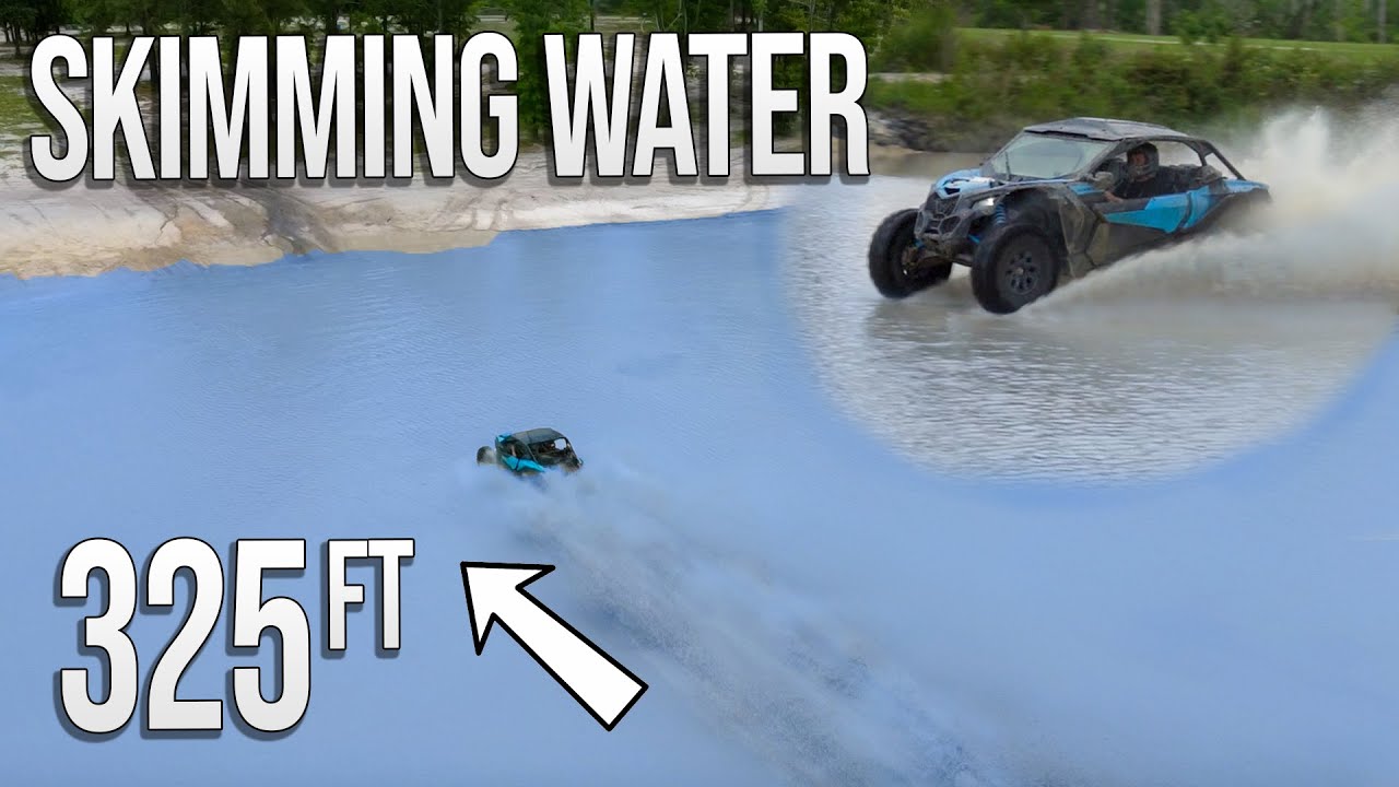 THE LONGEST WATER SKIMMING ON A CANAM YouTube