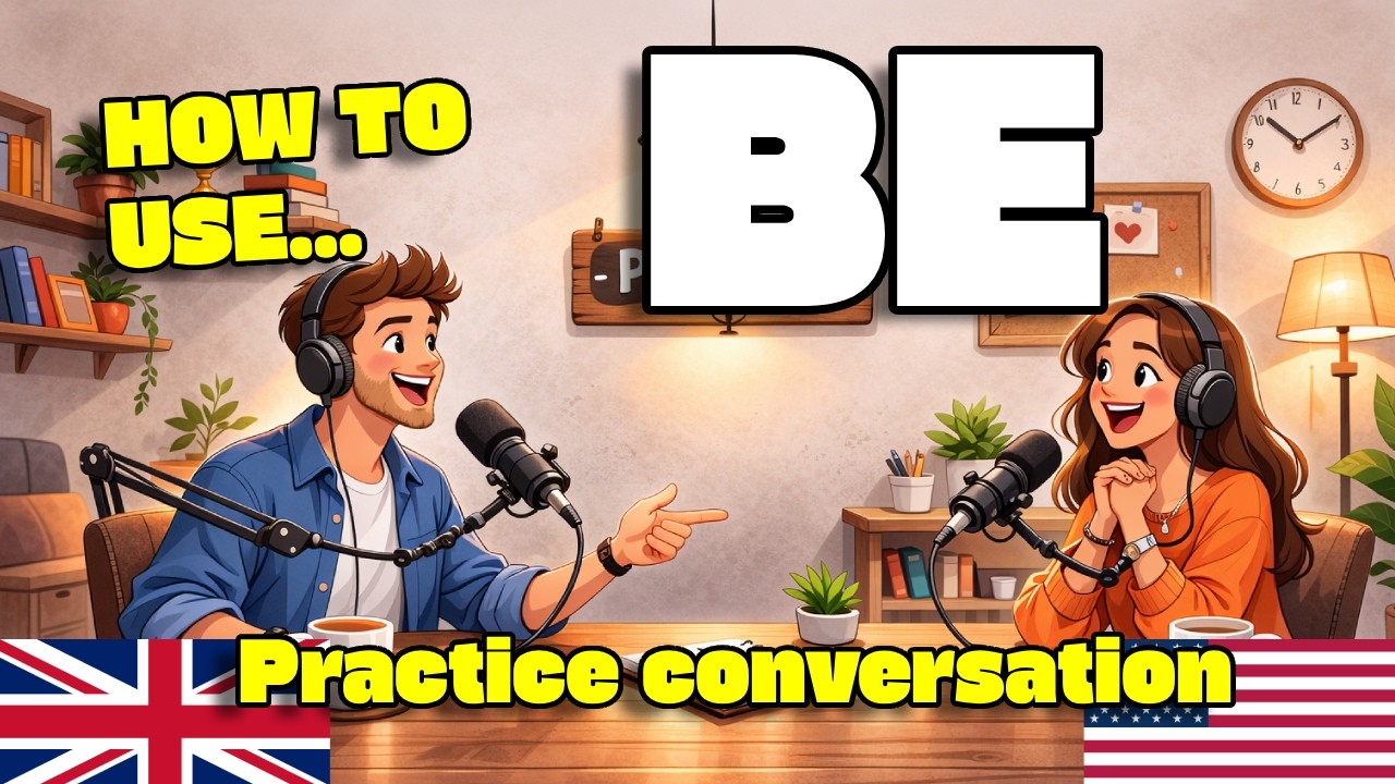 AM IS ARE EXPLAINED | Present Simple BE Verb in English (A1–B2 Podcast)