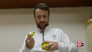 World-ranked athlete in unusual sport tasked with making own equipment