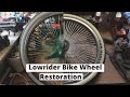 Lowrider Bike Wheel Restoration