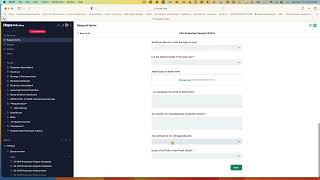 HMG CAS Production Status and New Request Form