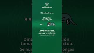 El tonal de hoy es "3 Lagartija - Yei Kuetspalin" 22/04/26