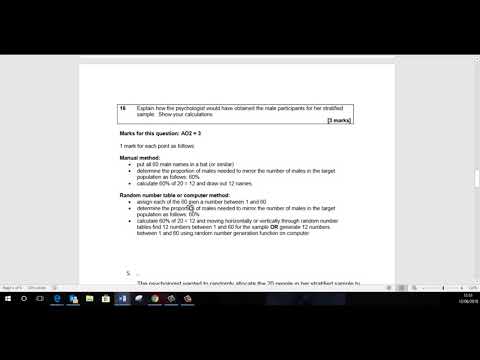 What Is A Stratified Sample In Psychology