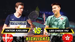 Badminton Viktor Axelsen vs Lee cheuk Yiu Men's Singles