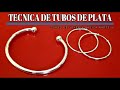 CURSO DE JOYERIA BASICA como hacer  tubos de plata ( jewelry course part 5 )