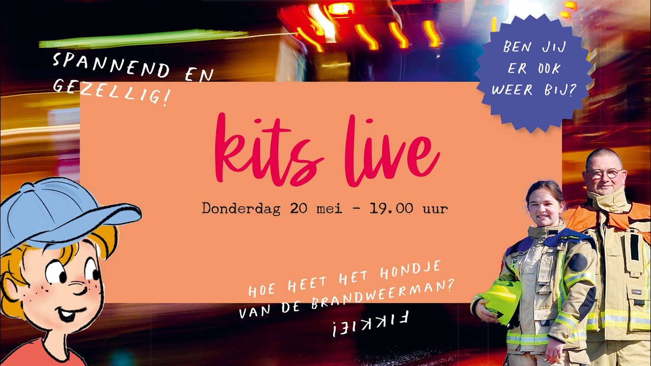 Kits LIVE! donderdag 20 mei 19.00 uur YouTube