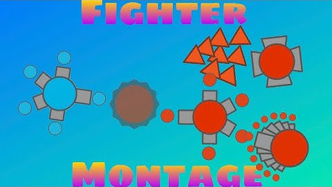 Fighter Montage (6 Month Anniversary) | Diep.io Mobile