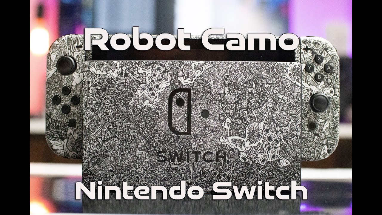 The Nintendo Switch: Robot Camo Edition (dbrand Skin Install)