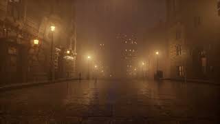 Foggy Street With Rain 8 Hour | Rain on Street | Rain Sounds for Sleeping | Calm rain | Sleep, Study