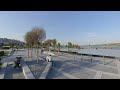 Promenade 'Naberezhna' in the Dnipro city, Panorama 3D VR 180, 5K